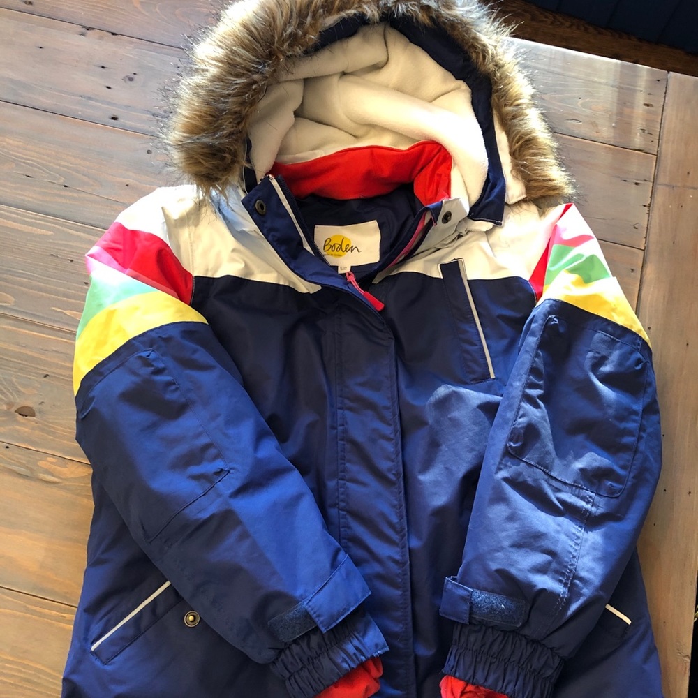 Mini Boden Girls Winter Coat Size 11/12